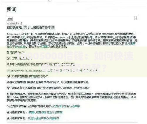10005000借钱：如何快速申请高额贷款？