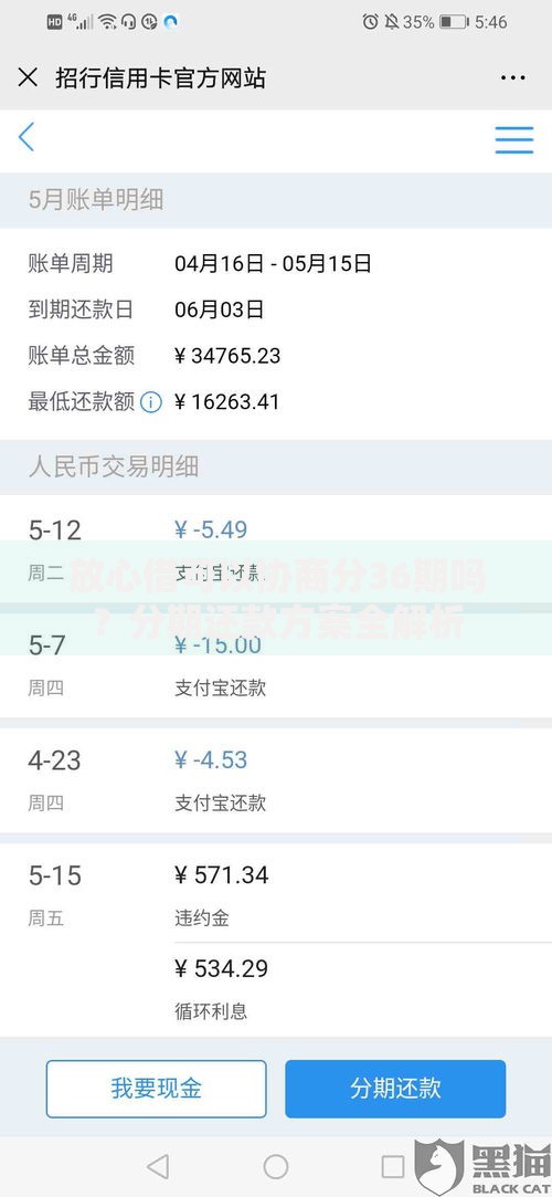 放心借可以协商分36期吗？分期还款方案全解析