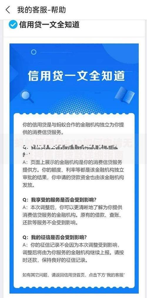 蚂蚁信用分510如何申请无抵押信用贷款详细指南