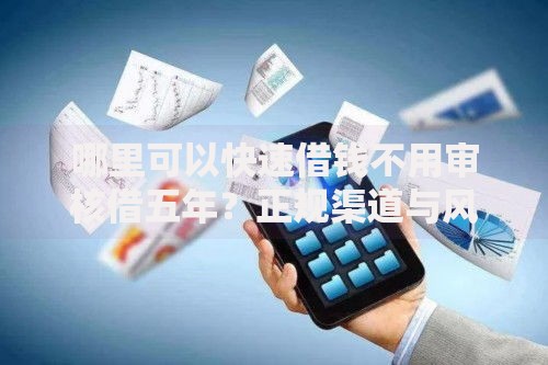 哪里可以快速借钱不用审核借五年？正规渠道与风险规避指南