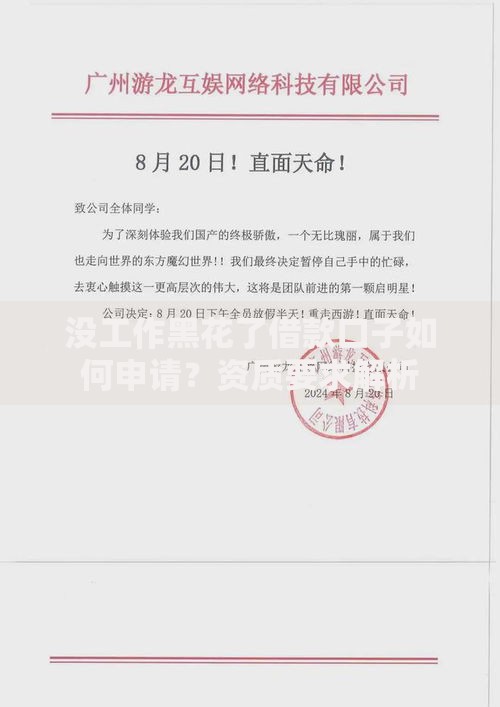 没工作黑花了借款口子如何申请？资质要求解析