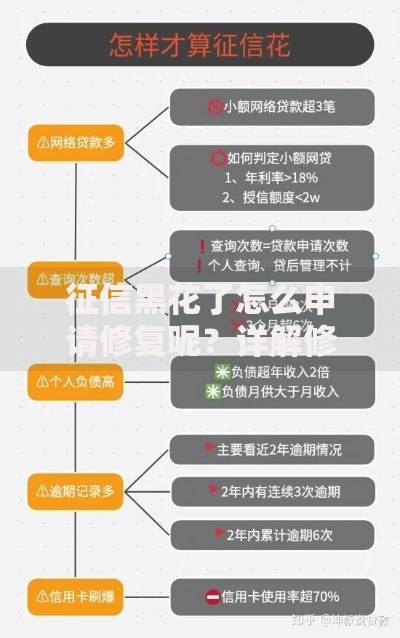 征信黑花了怎么申请修复呢？详解修复流程与注意事项