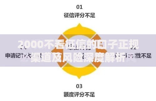 2000不看征信的口子正规渠道及风险深度解析