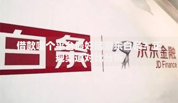借款哪个平台最好借京东白条？正规渠道对比分析