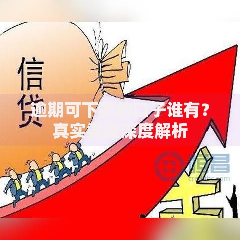 逾期可下款的口子谁有？真实渠道深度解析