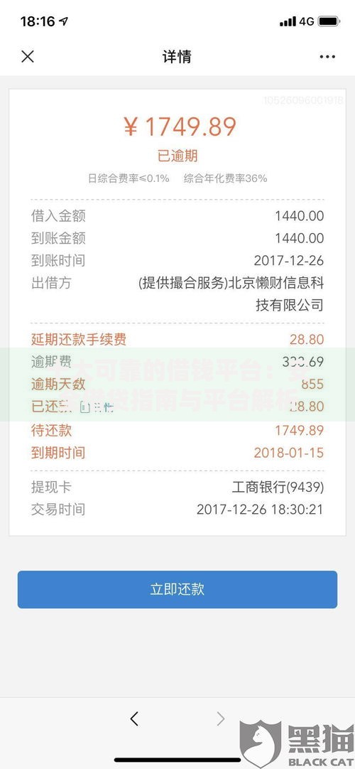 十大可靠的借钱平台：安全借贷指南与平台解析