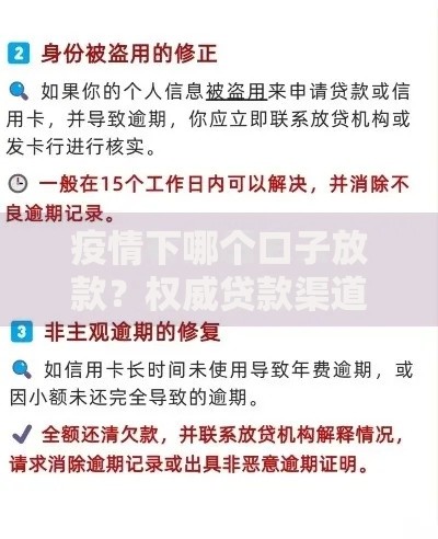 疫情下哪个口子放款?权威贷款渠道深度测评 疫情下哪个口子放款?权威贷款渠道深度测评
