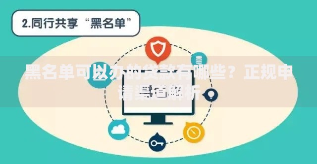 黑名单可以办的贷款有哪些？正规申请渠道解析