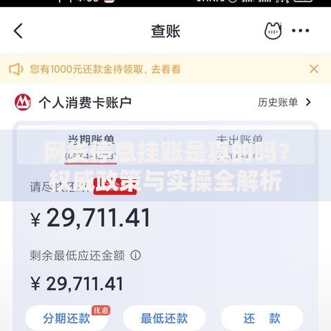 网贷停息挂账是真的吗？权威政策与实操全解析
