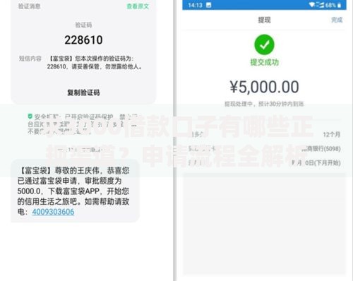 求3000借款口子有哪些正规渠道？申请流程全解析