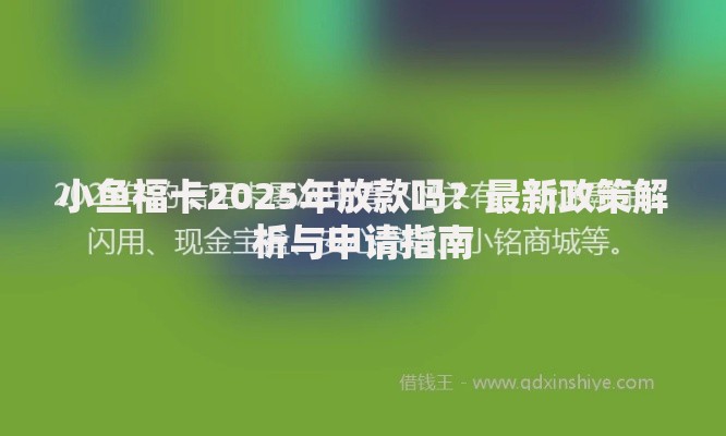 小鱼福卡2025年放款吗？最新政策解析与申请指南