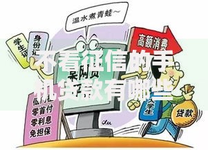 不看征信的手机贷款有哪些？正规渠道与风险防范指南