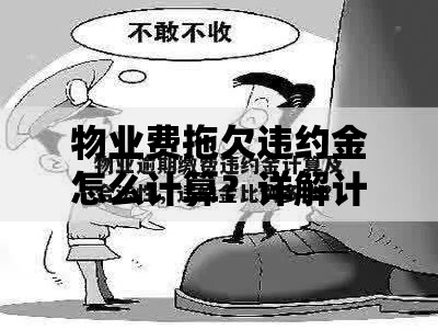 物业费拖欠违约金怎么计算？详解计算方式与法律依据
