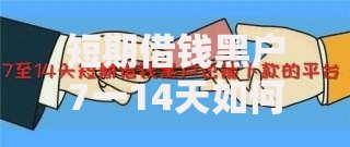 短期借钱黑户7一14天如何解决资金周转难题？