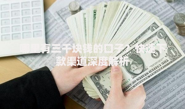 哪里有三千块钱的口子？快速下款渠道深度解析