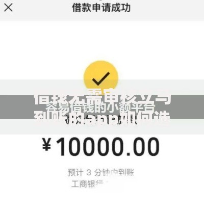 借钱无需审核立马到账的app如何选择正规安全平台