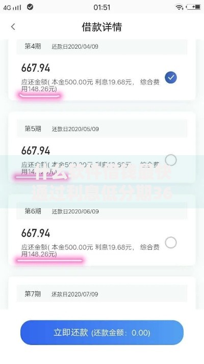 什么软件借钱最快通过利息低分期36？精选低息分期平台评测