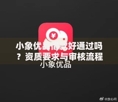 小象优品借款好通过吗？资质要求与审核流程解析