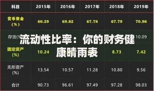 流动性比率：你的财务健康晴雨表