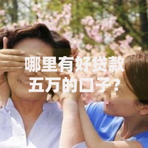 哪里有好贷款五万的口子？五大正规渠道详解