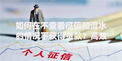如何在不查看征信和流水的情况下获得贷款？高效解决方案揭秘
