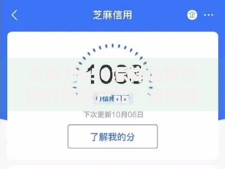芝麻分650怎样选择合适的贷款产品？全攻略解析
