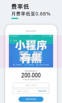 小程序有黑花口子吗？解析贷款平台隐藏风险与正规渠道