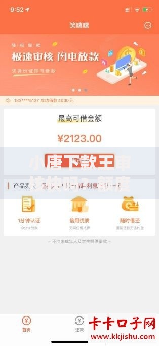小唐下款王审核快吗？额度高不高？资质要求详解