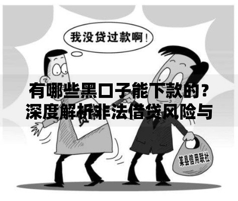 有哪些黑口子能下款的？深度解析非法借贷风险与识别