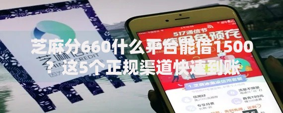 芝麻分660什么平台能借1500？这5个正规渠道快速到账