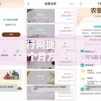 农行网捷贷期限60个月方法如何申请？流程详解与注意事项