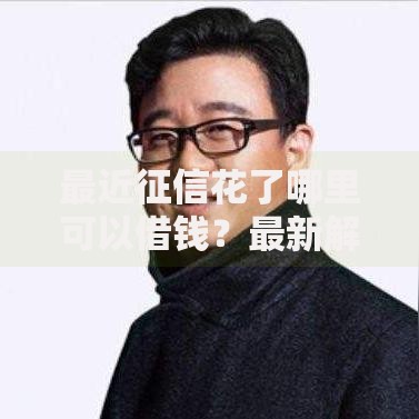 最近征信花了哪里可以借钱？最新解决方案盘点