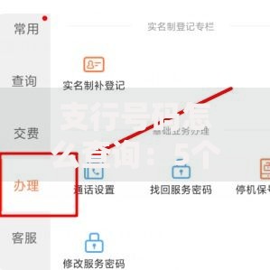 支行号码怎么查询：5个实用方法快速找到银行网点信息