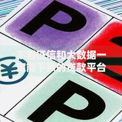 不看征信和大数据一定能下款的贷款平台深度解析