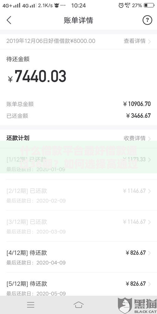 什么借款平台最好借款通过36期?如何选择高通过率平台 什么借款平台最好借款通过36期?如何选择高通过率平台