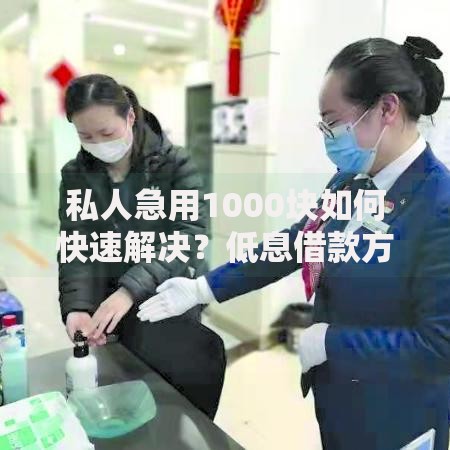 私人急用1000块如何快速解决？低息借款方案解析