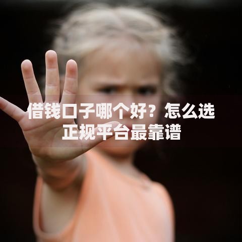借钱口子哪个好？怎么选正规平台最靠谱