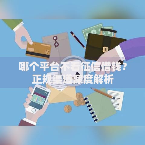 哪个平台不看征信借钱？正规渠道深度解析