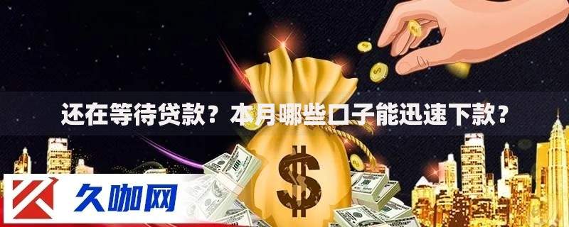 还在等待贷款？本月哪些口子能迅速下款？