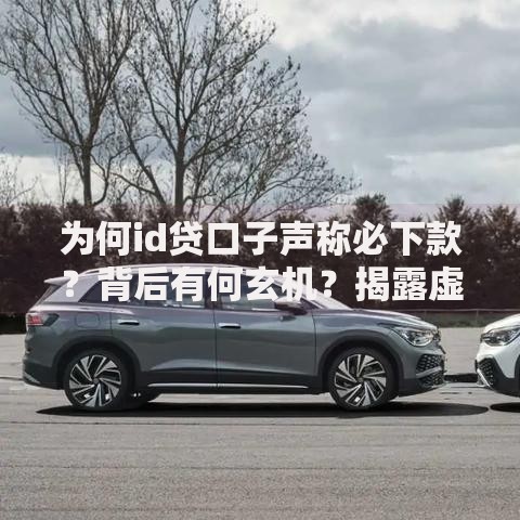 为何id贷口子声称必下款？背后有何玄机？揭露虚假宣传与金融陷阱