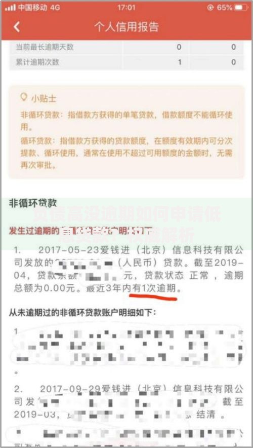 负债高没逾期如何申请低息贷款？权威解析