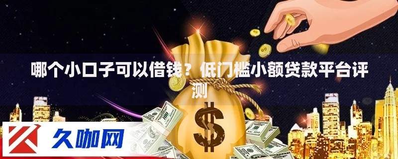 哪个小口子可以借钱？低门槛小额贷款平台评测