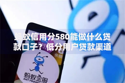 蚂蚁信用分580能做什么贷款口子？低分用户贷款渠道解析