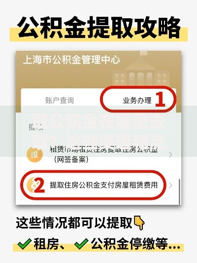 取公积金在哪里去取？这些渠道和流程必须知道！