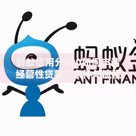 蚂蚁信用分500如何申请经营性贷款？条件与流程详解