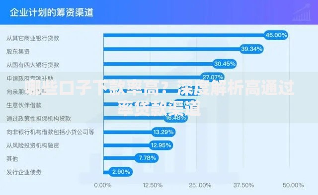 哪些口子下款率高？深度解析高通过率贷款渠道