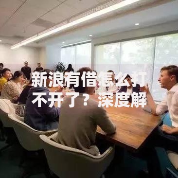 新浪有借怎么打不开了？深度解析平台现状与解决方案