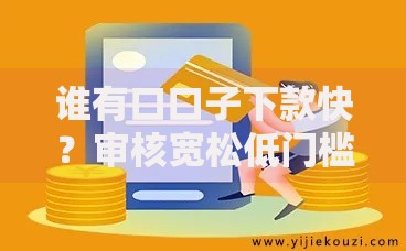 谁有口口子下款快？审核宽松低门槛贷款渠道解析