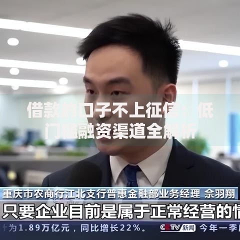 借款的口子不上征信:低门槛融资渠道全解析 借款的口子不上征信:低门槛融资渠道全解析