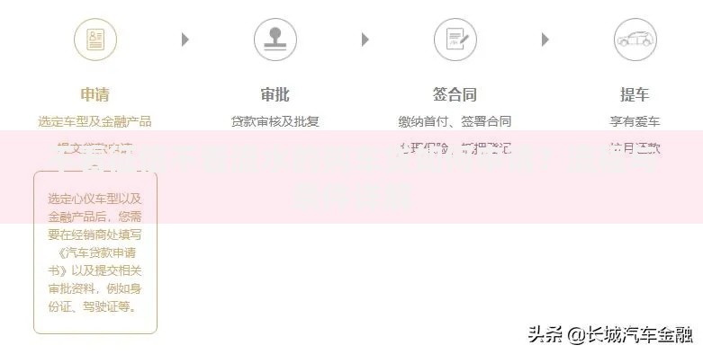 不看征信不看流水的购车贷如何申请？流程与条件详解